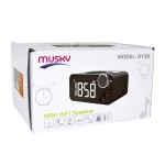Musky DY39 5W Φορητό Ηχείο Bluetooth με Ξυπνητήρι και Ραδιόφωνο